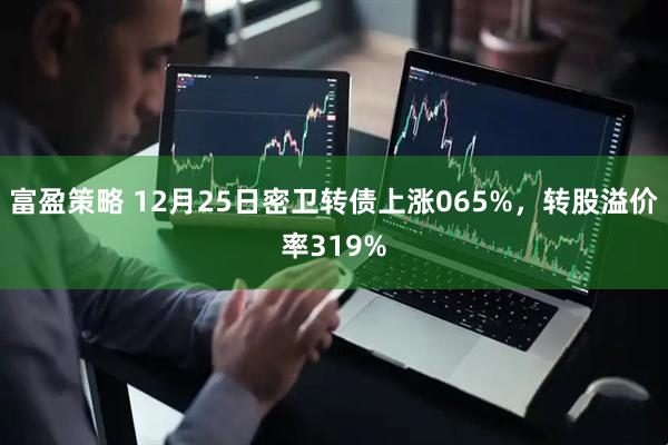 富盈策略 12月25日密卫转债上涨065%，转股溢价率319%