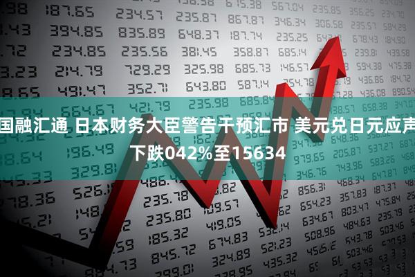 国融汇通 日本财务大臣警告干预汇市 美元兑日元应声下跌042%至15634